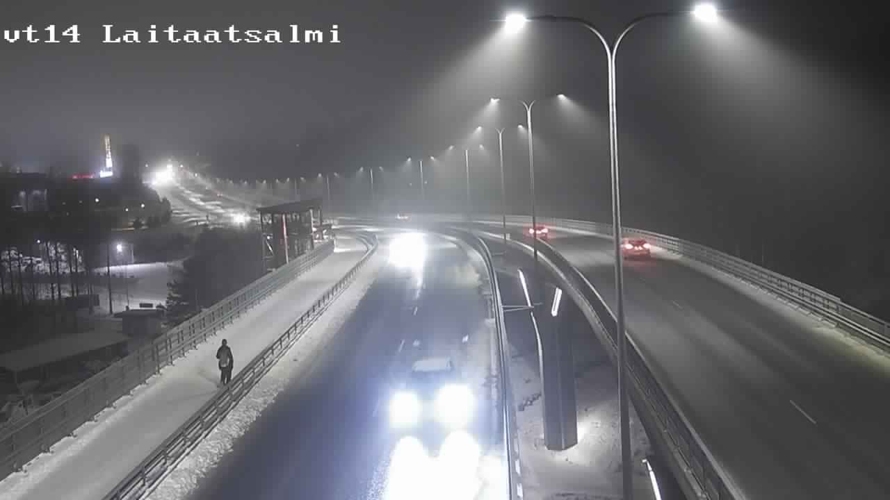 Weather Camera Image Väg 14 Nyslott, Laitaatsalmi, Savonlinna, Etelä-Savo