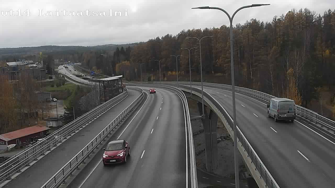 Kelikamerat Kuva Tie 14 Savonlinna, Laitaatsalmi silta, Savonlinna, Etelä-Savo