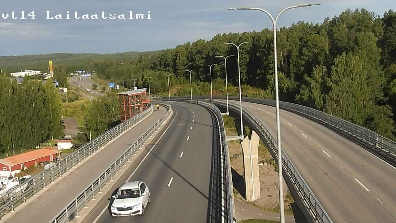 Weather Camera Image Road 14 Savonlinna, Laitaatsalmi, Savonlinna, Etelä-Savo