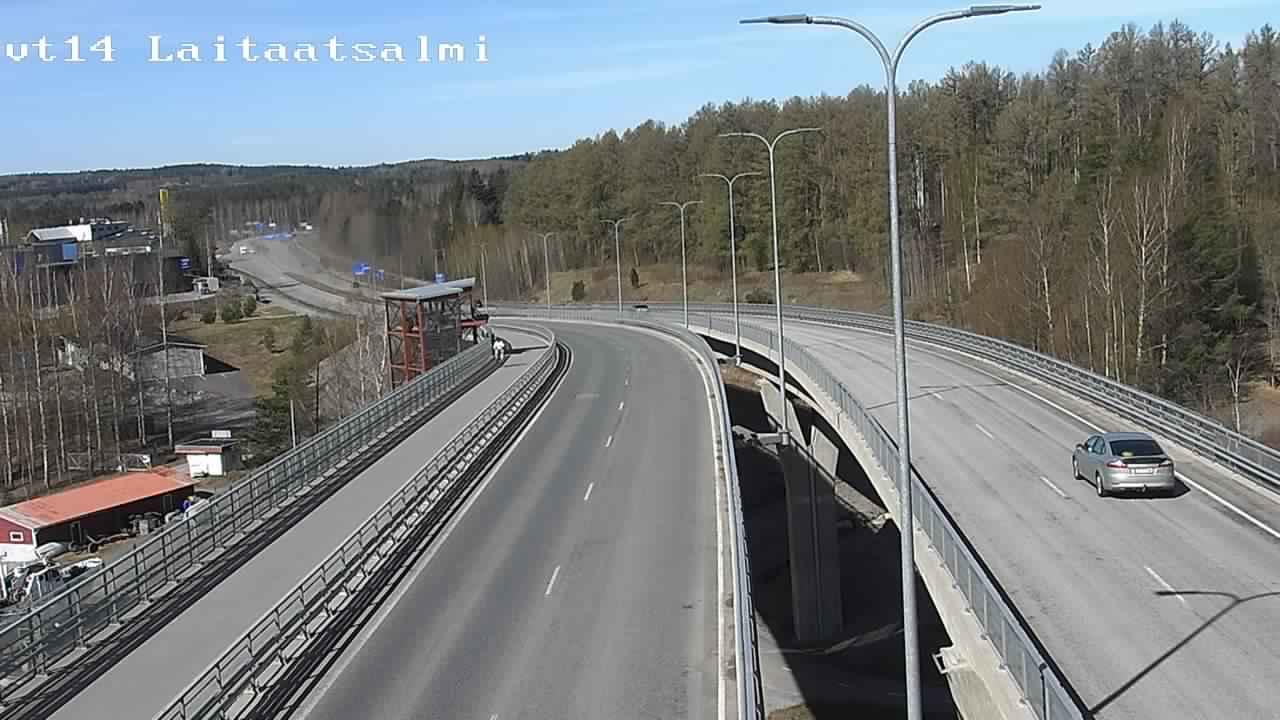 Kelikamerat Kuva Tie 14 Savonlinna, Laitaatsalmi silta, Savonlinna, Etelä-Savo