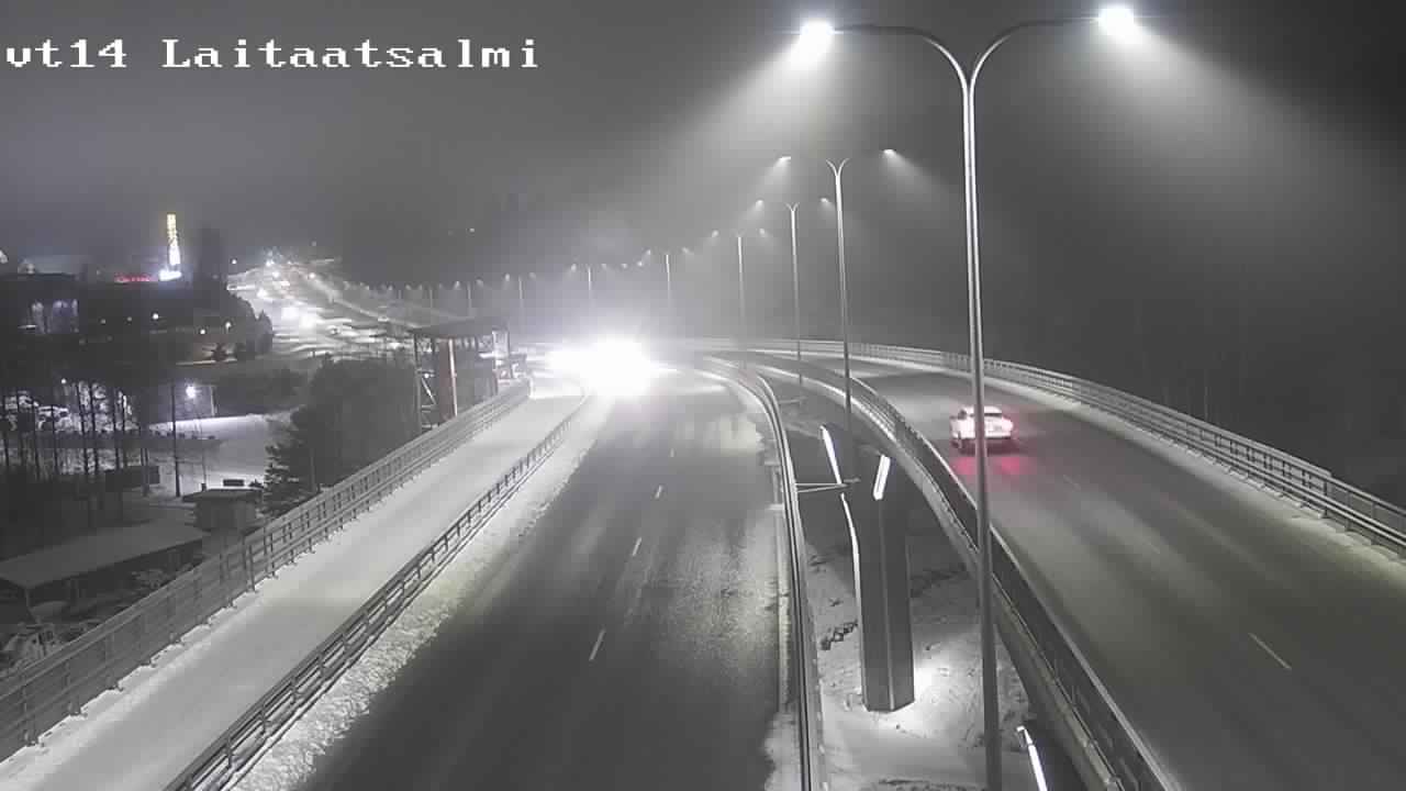Weather Camera Image Väg 14 Nyslott, Laitaatsalmi, Savonlinna, Etelä-Savo