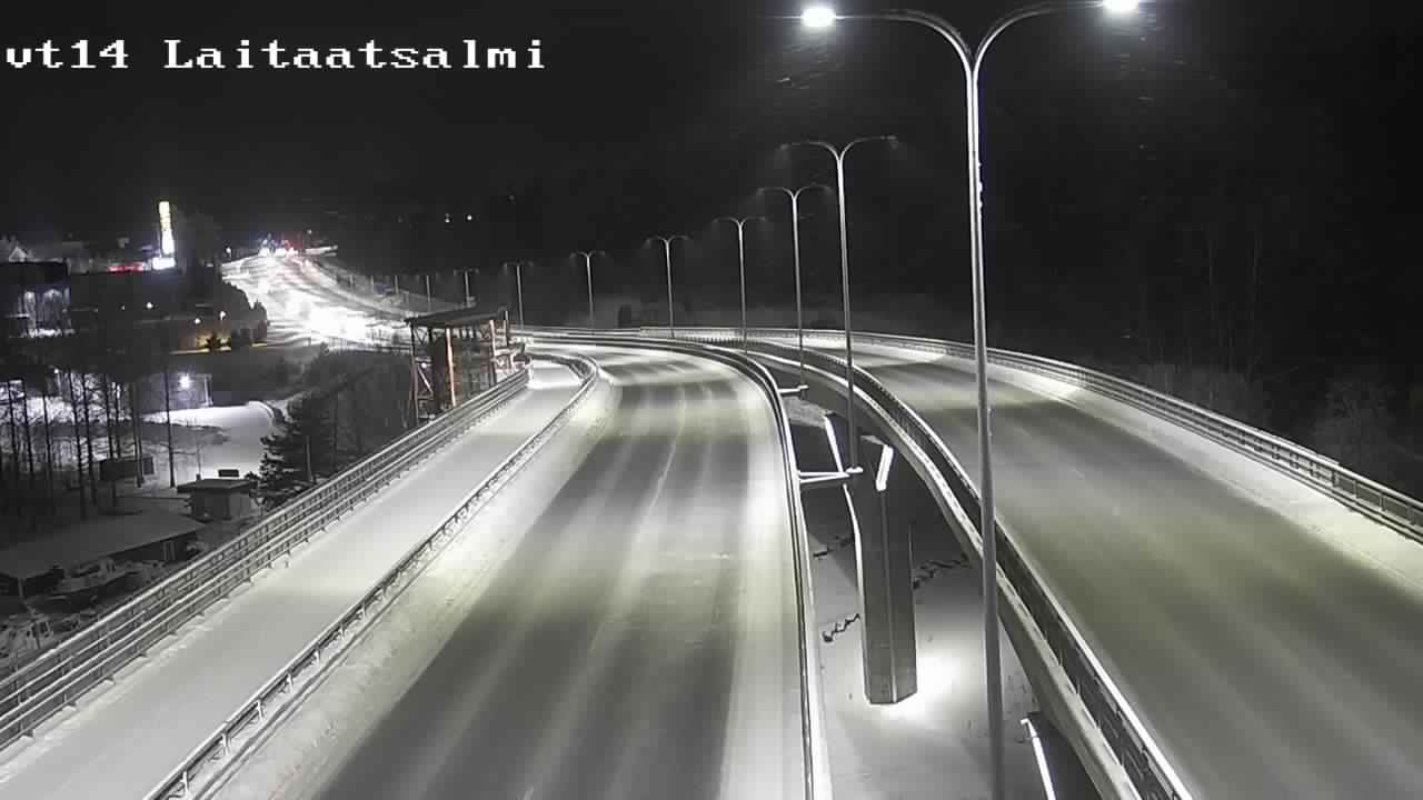 Weather Camera Image Road 14 Savonlinna, Laitaatsalmi, Savonlinna, Etelä-Savo