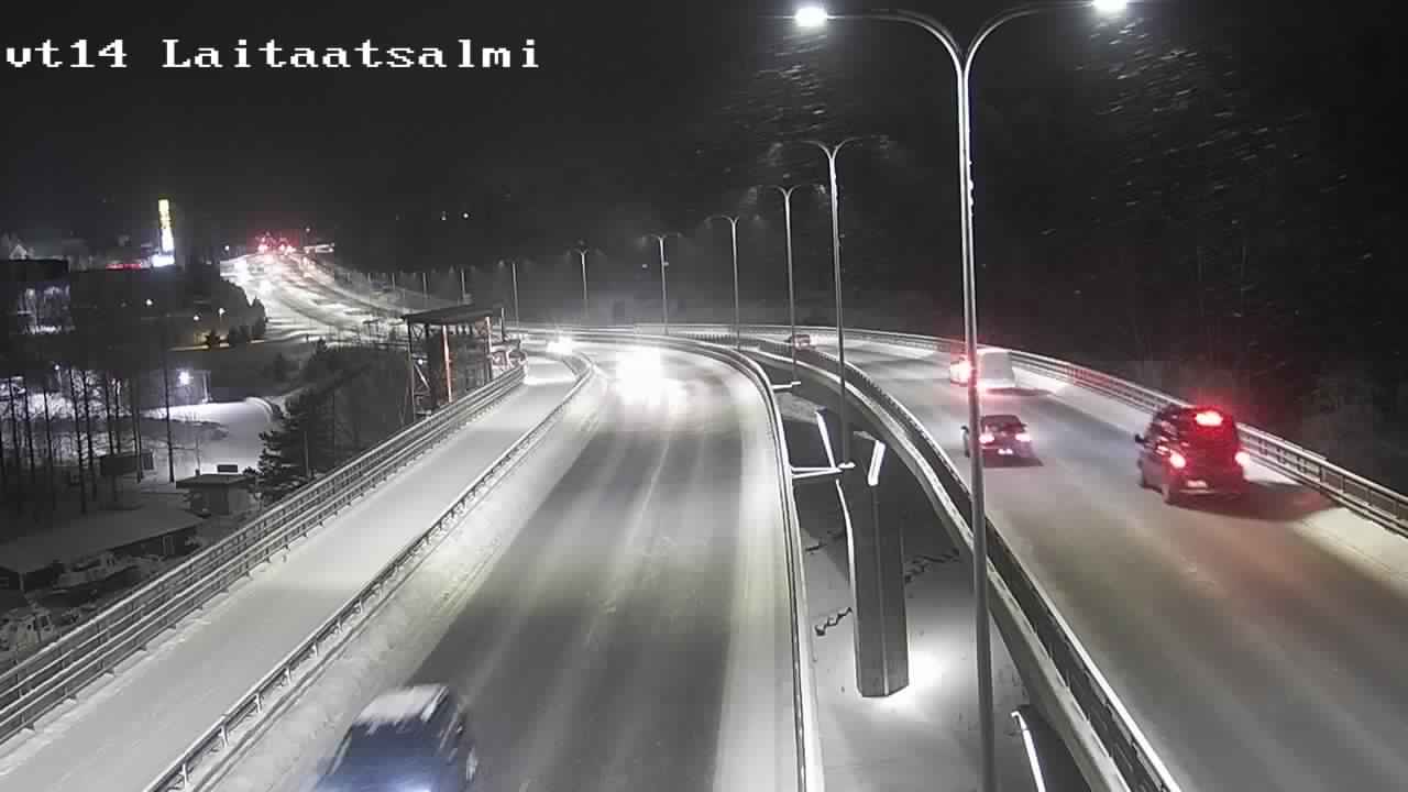 Weather Camera Image Road 14 Savonlinna, Laitaatsalmi, Savonlinna, Etelä-Savo
