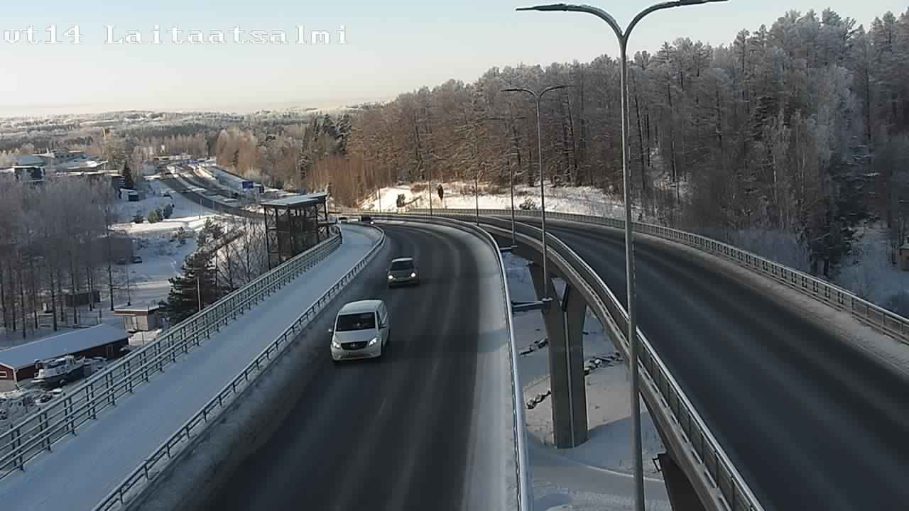 Weather Camera Image Road 14 Savonlinna, Laitaatsalmi, Savonlinna, Etelä-Savo