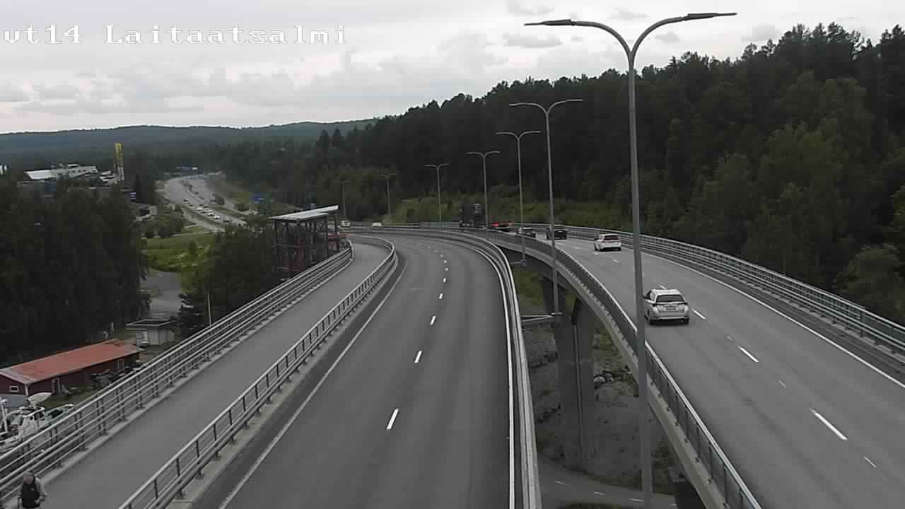 Kelikamerat Kuva Tie 14 Savonlinna, Laitaatsalmi silta, Savonlinna, Etelä-Savo