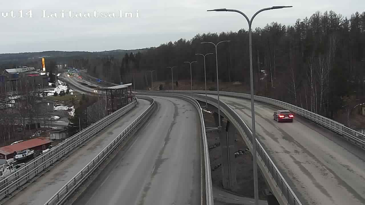 Kelikamerat Kuva Tie 14 Savonlinna, Laitaatsalmi silta, Savonlinna, Etelä-Savo