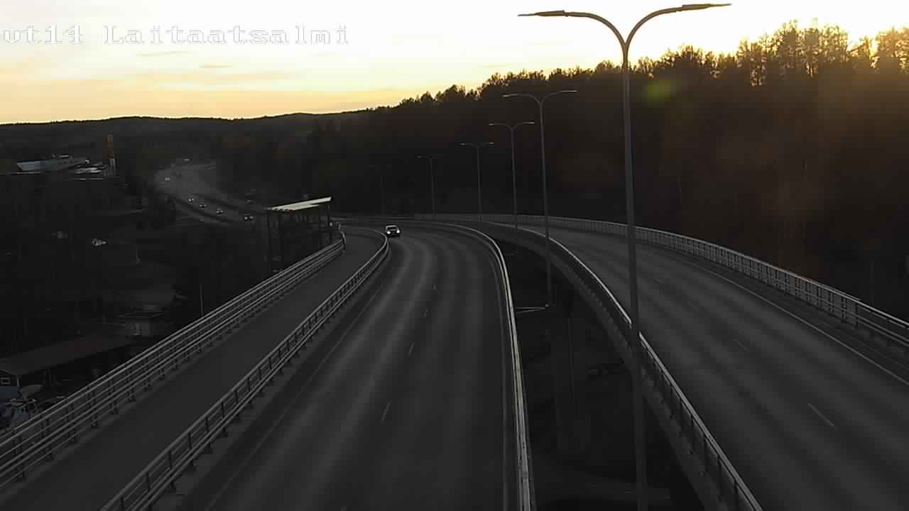 Kelikamerat Kuva Tie 14 Savonlinna, Laitaatsalmi silta, Savonlinna, Etelä-Savo