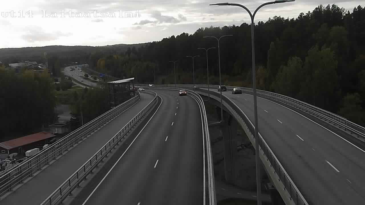 Weather Camera Image Road 14 Savonlinna, Laitaatsalmi, Savonlinna, Etelä-Savo