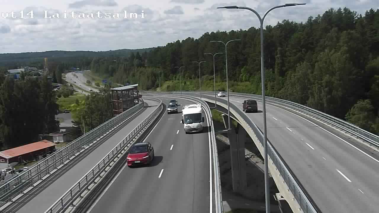 Kelikamerat Kuva Tie 14 Savonlinna, Laitaatsalmi silta, Savonlinna, Etelä-Savo