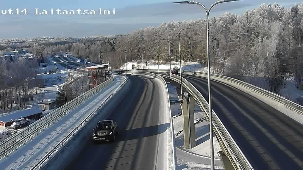 Weather Camera Image Road 14 Savonlinna, Laitaatsalmi, Savonlinna, Etelä-Savo
