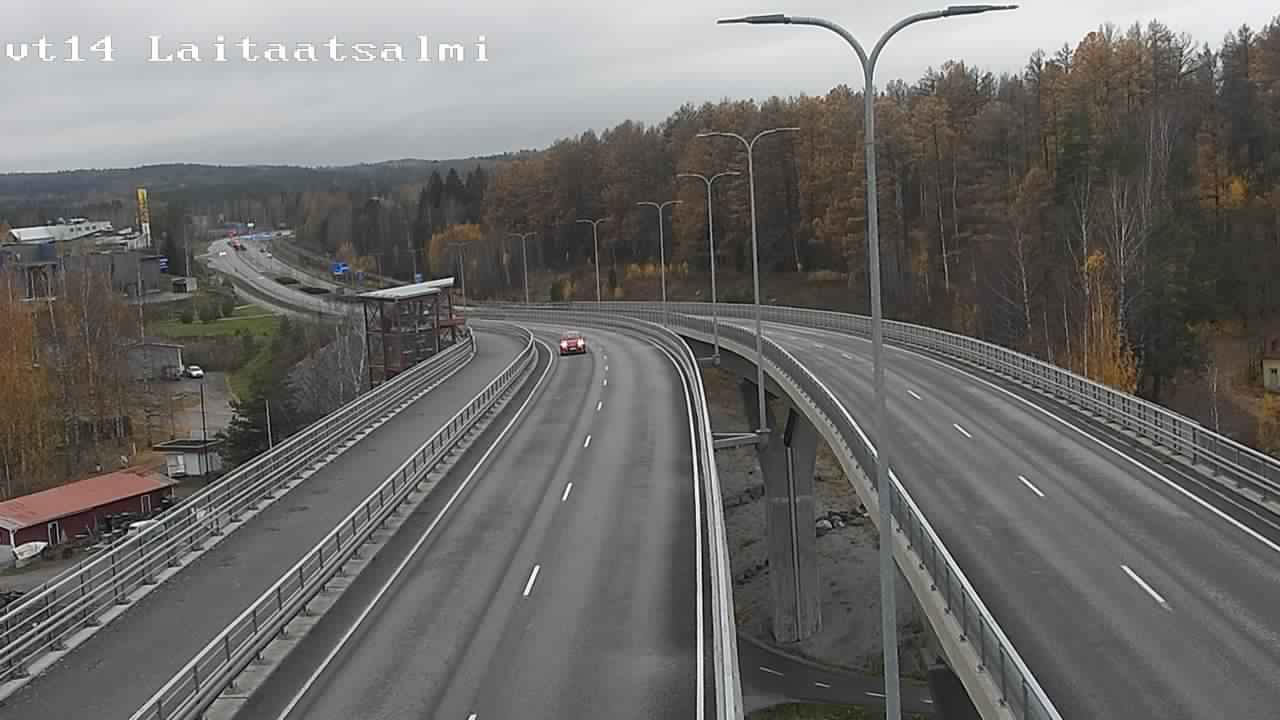 Kelikamerat Kuva Tie 14 Savonlinna, Laitaatsalmi silta, Savonlinna, Etelä-Savo