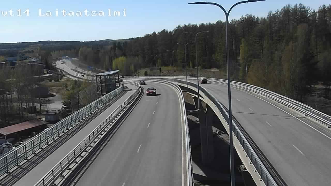 Kelikamerat Kuva Tie 14 Savonlinna, Laitaatsalmi silta, Savonlinna, Etelä-Savo