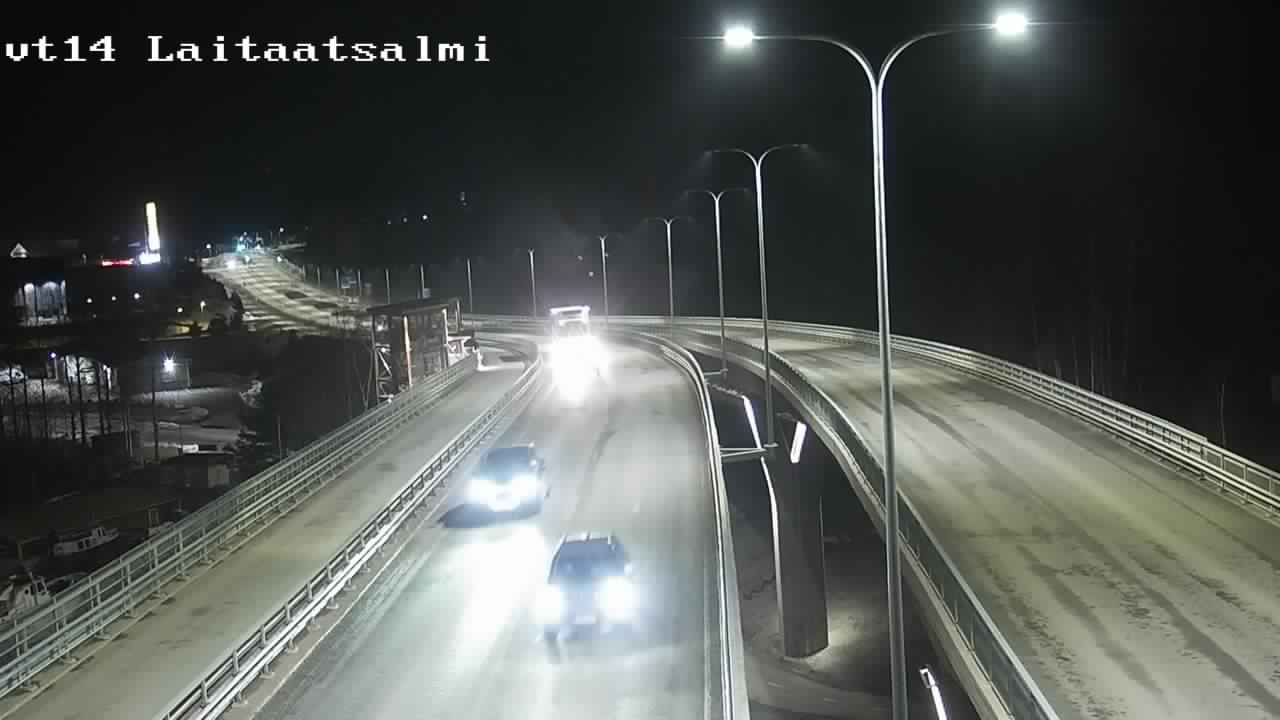 Kelikamerat Kuva Tie 14 Savonlinna, Laitaatsalmi silta, Savonlinna, Etelä-Savo