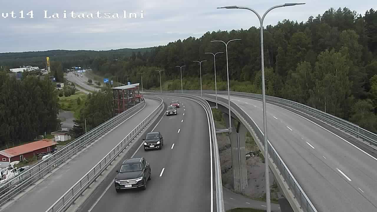 Weather Camera Image Väg 14 Nyslott, Laitaatsalmi, Savonlinna, Etelä-Savo
