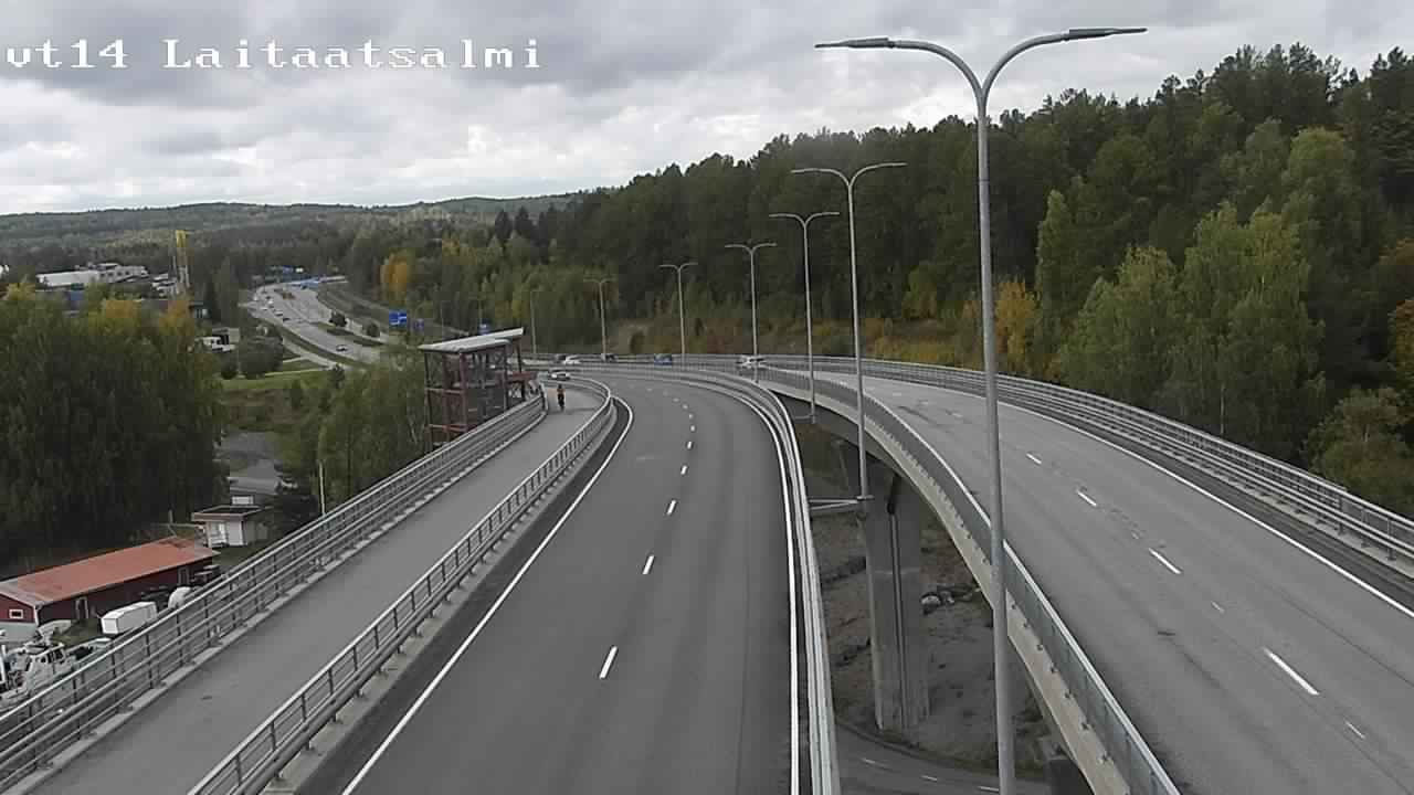 Weather Camera Image Road 14 Savonlinna, Laitaatsalmi, Savonlinna, Etelä-Savo