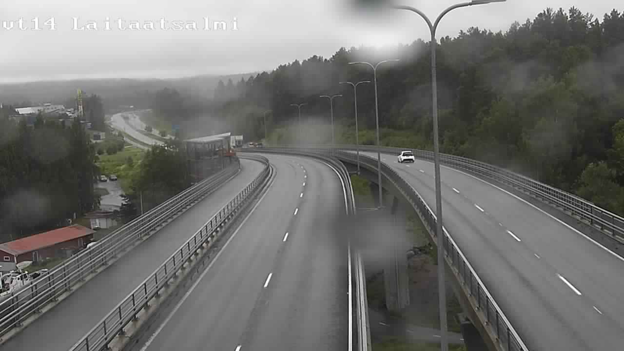 Weather Camera Image Väg 14 Nyslott, Laitaatsalmi, Savonlinna, Etelä-Savo