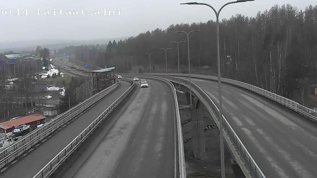 Weather Camera Image Road 14 Savonlinna, Laitaatsalmi, Savonlinna, Etelä-Savo