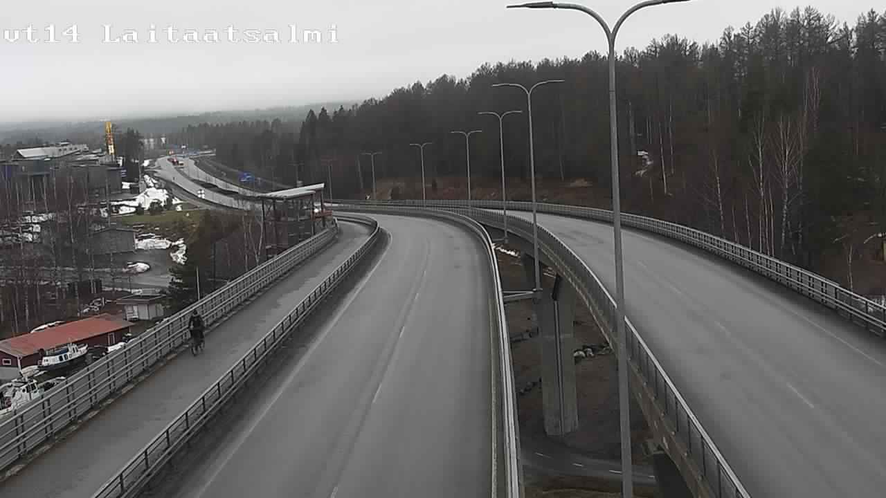 Kelikamerat Kuva Tie 14 Savonlinna, Laitaatsalmi silta, Savonlinna, Etelä-Savo