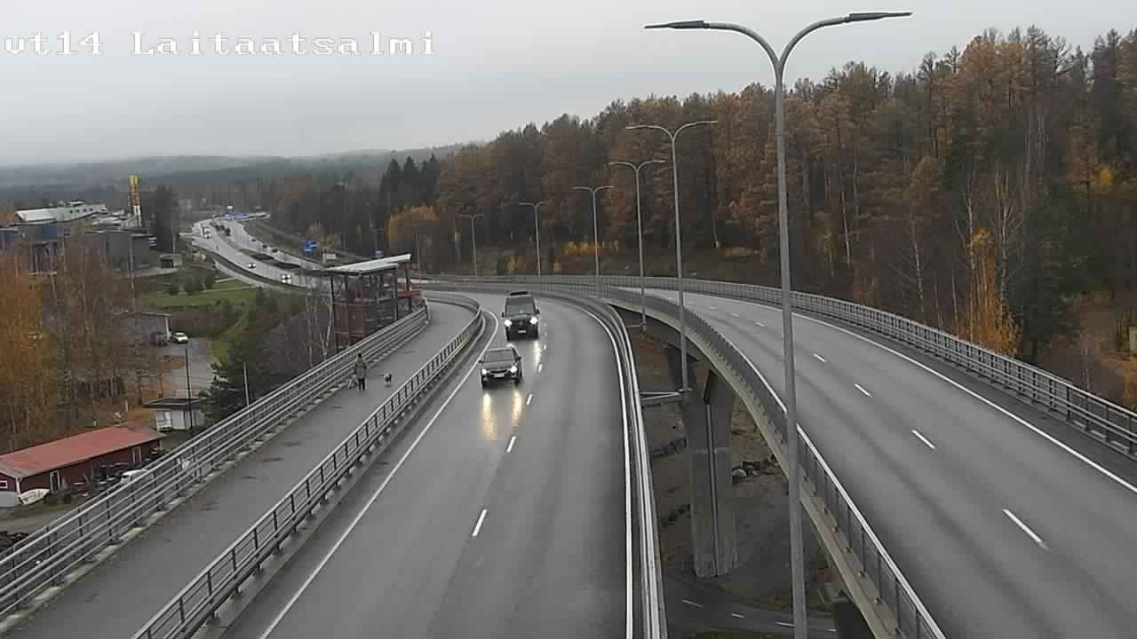 Kelikamerat Kuva Tie 14 Savonlinna, Laitaatsalmi silta, Savonlinna, Etelä-Savo