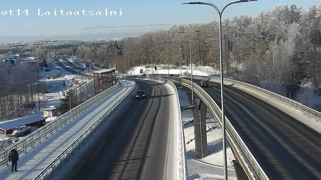 Weather Camera Image Road 14 Savonlinna, Laitaatsalmi, Savonlinna, Etelä-Savo