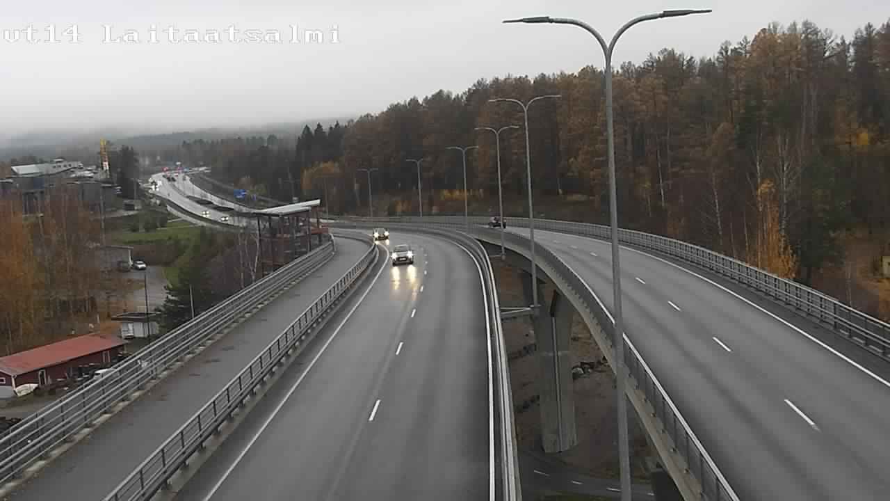 Kelikamerat Kuva Tie 14 Savonlinna, Laitaatsalmi silta, Savonlinna, Etelä-Savo