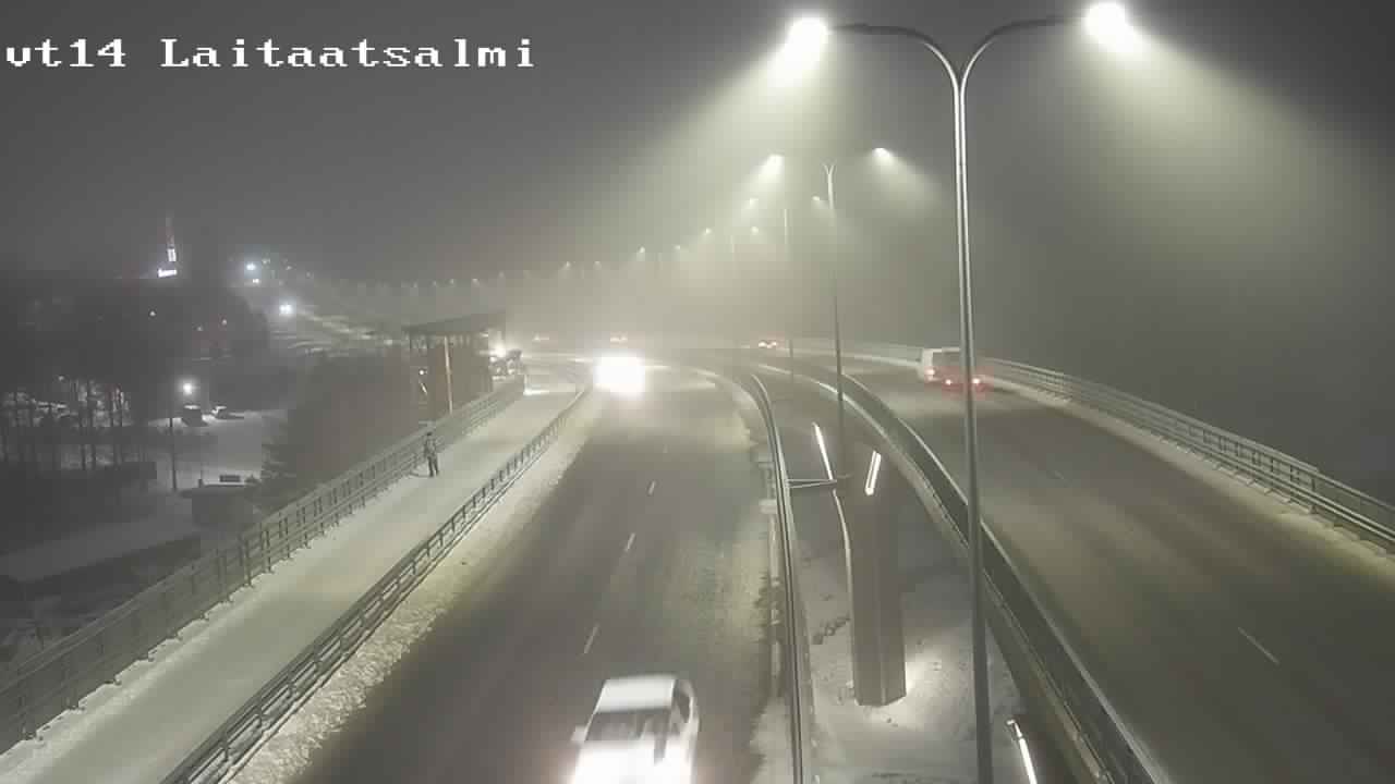 Weather Camera Image Väg 14 Nyslott, Laitaatsalmi, Savonlinna, Etelä-Savo