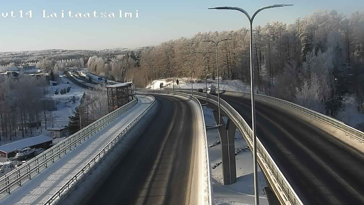 Kelikamerat Kuva Tie 14 Savonlinna, Laitaatsalmi silta, Savonlinna, Etelä-Savo