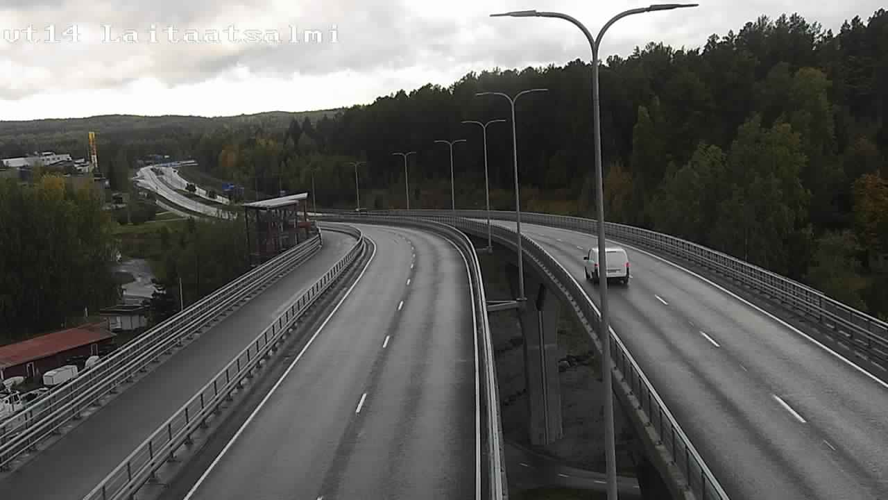 Weather Camera Image Road 14 Savonlinna, Laitaatsalmi, Savonlinna, Etelä-Savo