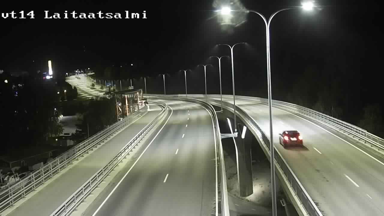 Weather Camera Image Road 14 Savonlinna, Laitaatsalmi, Savonlinna, Etelä-Savo