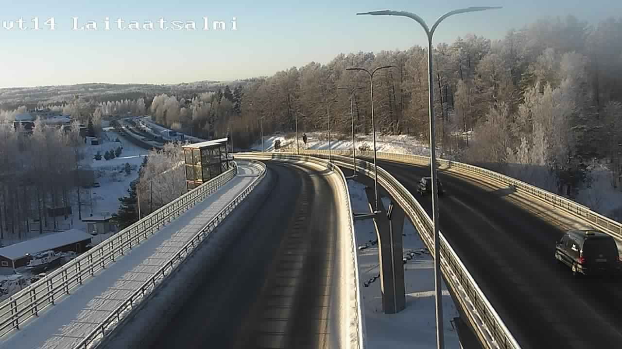 Kelikamerat Kuva Tie 14 Savonlinna, Laitaatsalmi silta, Savonlinna, Etelä-Savo