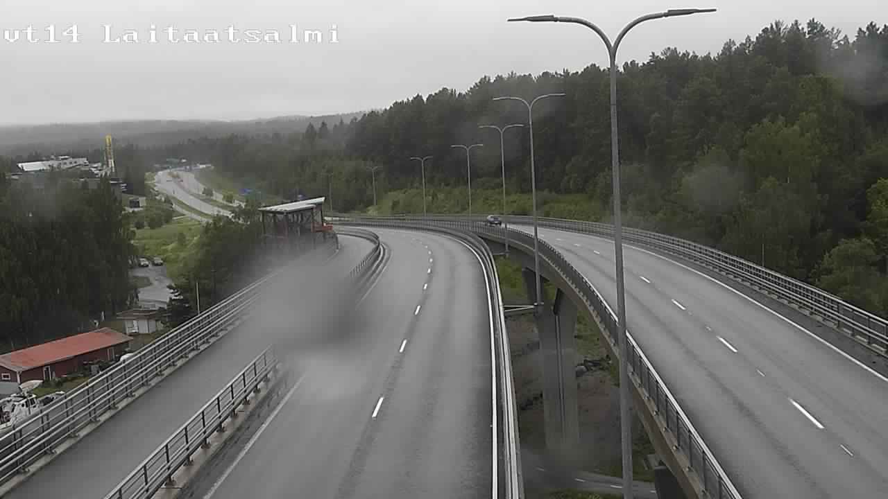 Weather Camera Image Road 14 Savonlinna, Laitaatsalmi, Savonlinna, Etelä-Savo