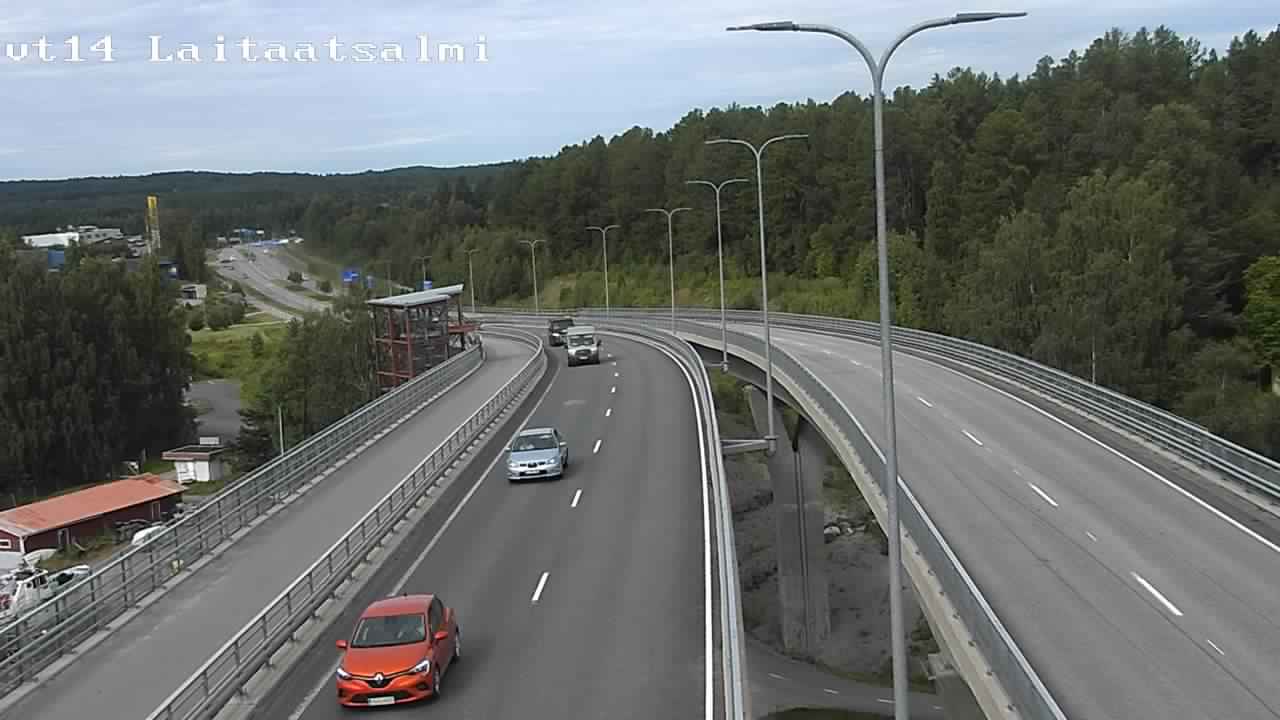 Weather Camera Image Väg 14 Nyslott, Laitaatsalmi, Savonlinna, Etelä-Savo