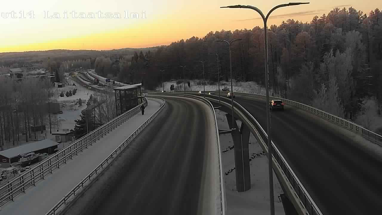 Kelikamerat Kuva Tie 14 Savonlinna, Laitaatsalmi silta, Savonlinna, Etelä-Savo