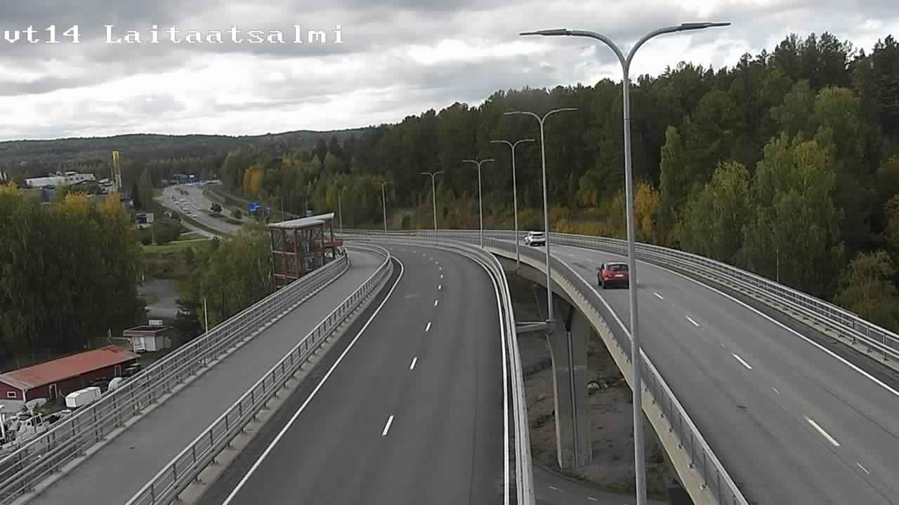 Weather Camera Image Road 14 Savonlinna, Laitaatsalmi, Savonlinna, Etelä-Savo