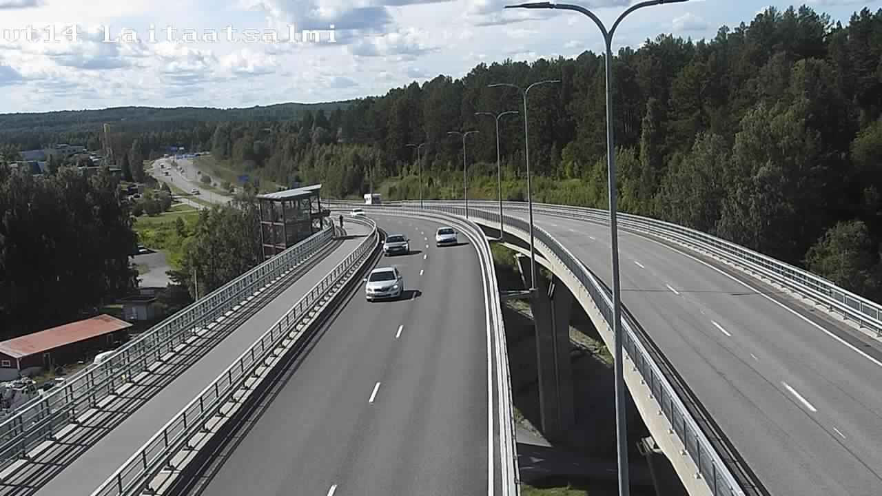 Kelikamerat Kuva Tie 14 Savonlinna, Laitaatsalmi silta, Savonlinna, Etelä-Savo
