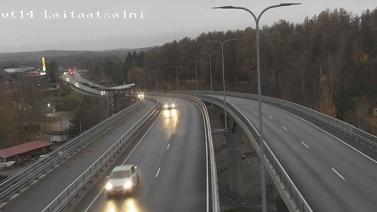 Kelikamerat Kuva Tie 14 Savonlinna, Laitaatsalmi silta, Savonlinna, Etelä-Savo