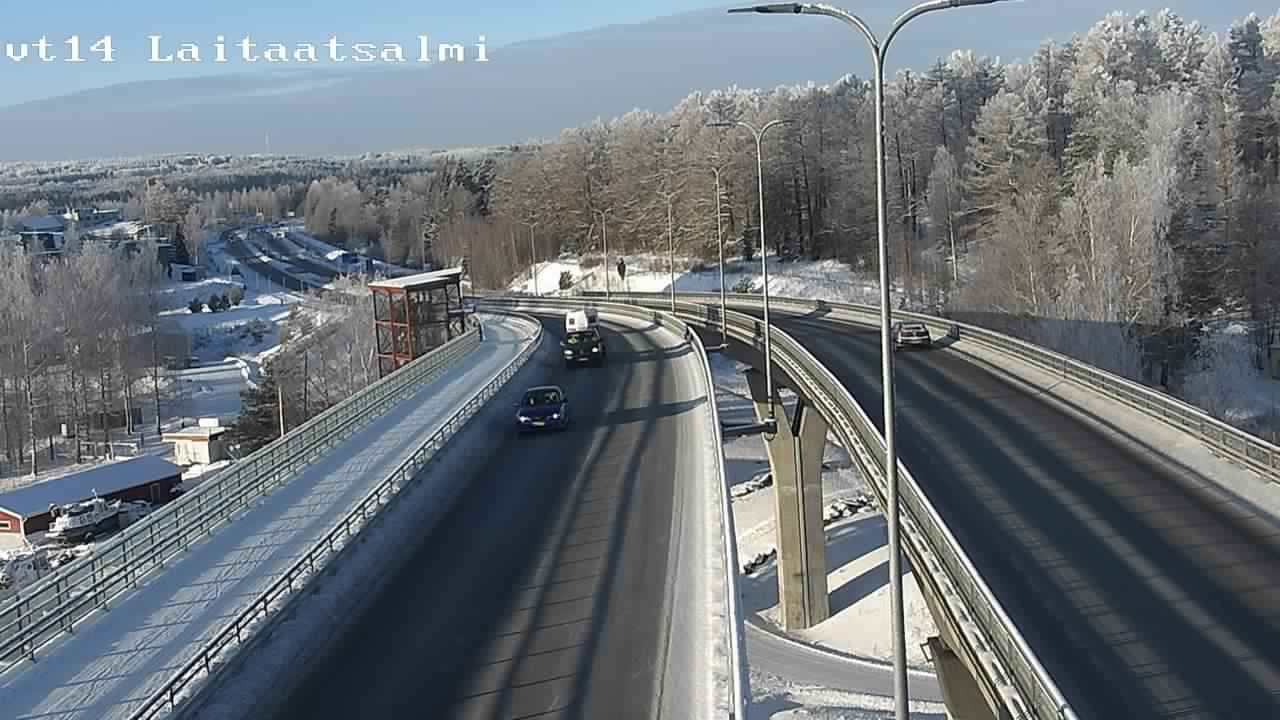 Weather Camera Image Road 14 Savonlinna, Laitaatsalmi, Savonlinna, Etelä-Savo