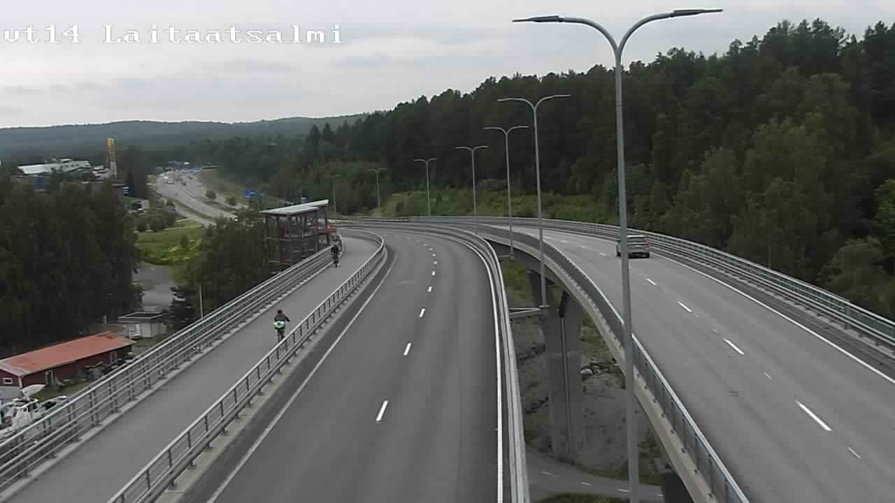 Kelikamerat Kuva Tie 14 Savonlinna, Laitaatsalmi silta, Savonlinna, Etelä-Savo