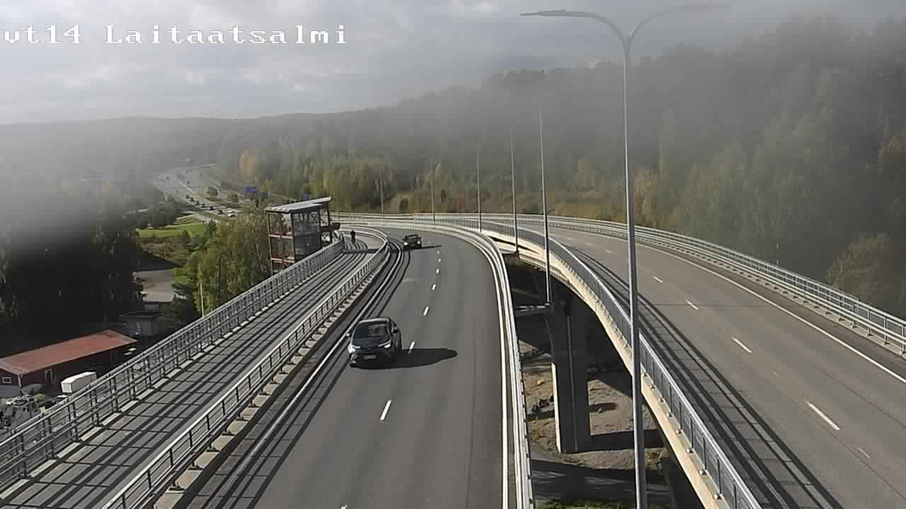 Kelikamerat Kuva Tie 14 Savonlinna, Laitaatsalmi silta, Savonlinna, Etelä-Savo