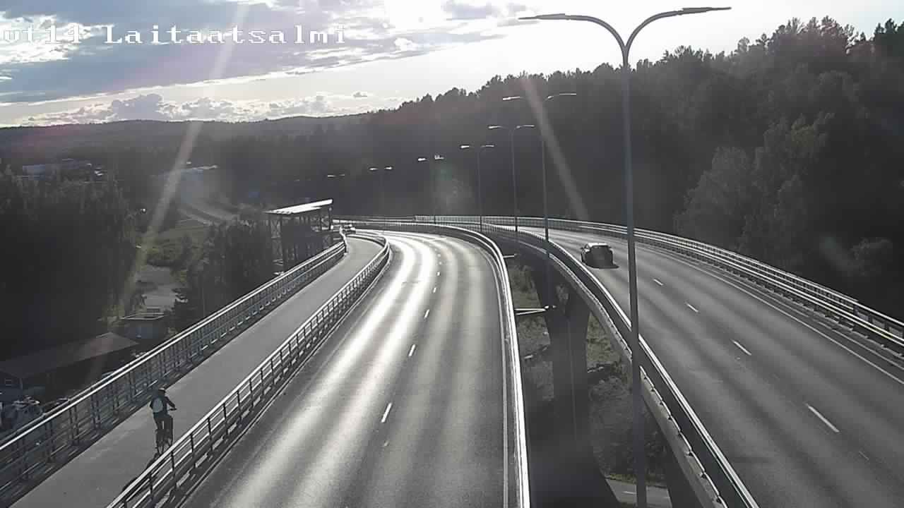 Kelikamerat Kuva Tie 14 Savonlinna, Laitaatsalmi silta, Savonlinna, Etelä-Savo