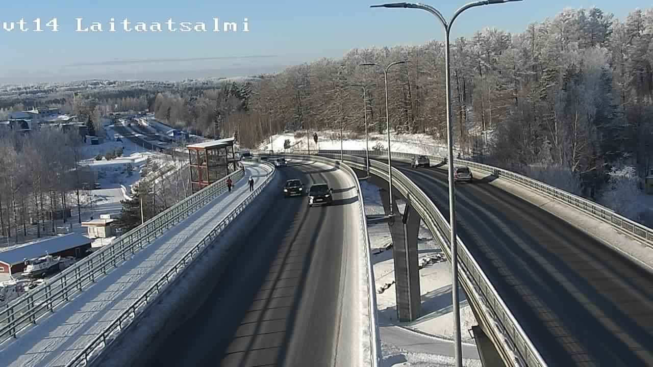Weather Camera Image Road 14 Savonlinna, Laitaatsalmi, Savonlinna, Etelä-Savo