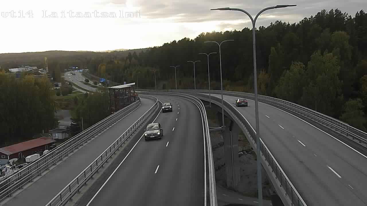 Weather Camera Image Road 14 Savonlinna, Laitaatsalmi, Savonlinna, Etelä-Savo