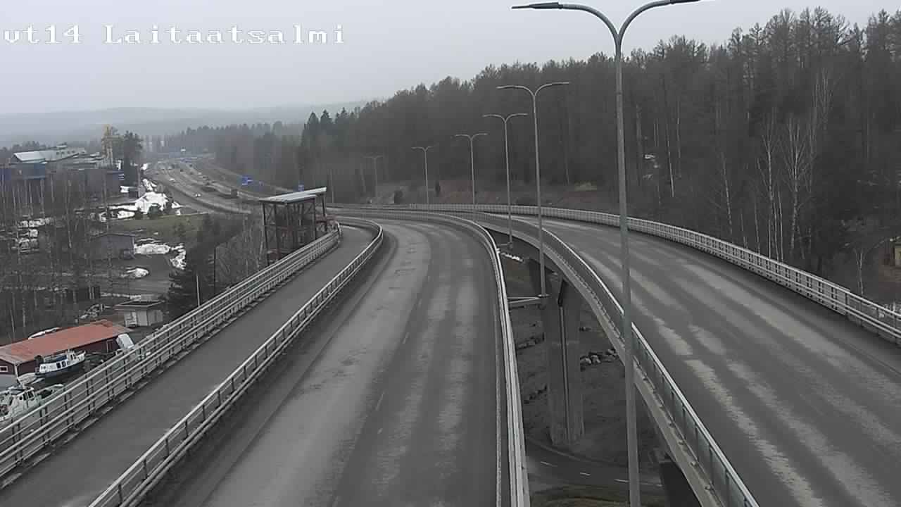 Weather Camera Image Road 14 Savonlinna, Laitaatsalmi, Savonlinna, Etelä-Savo