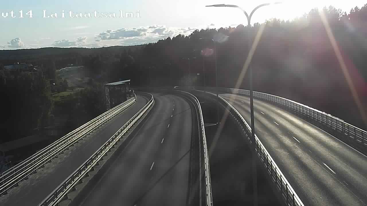 Kelikamerat Kuva Tie 14 Savonlinna, Laitaatsalmi silta, Savonlinna, Etelä-Savo