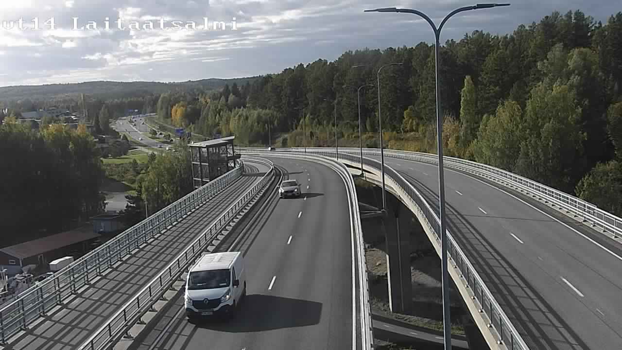 Kelikamerat Kuva Tie 14 Savonlinna, Laitaatsalmi silta, Savonlinna, Etelä-Savo