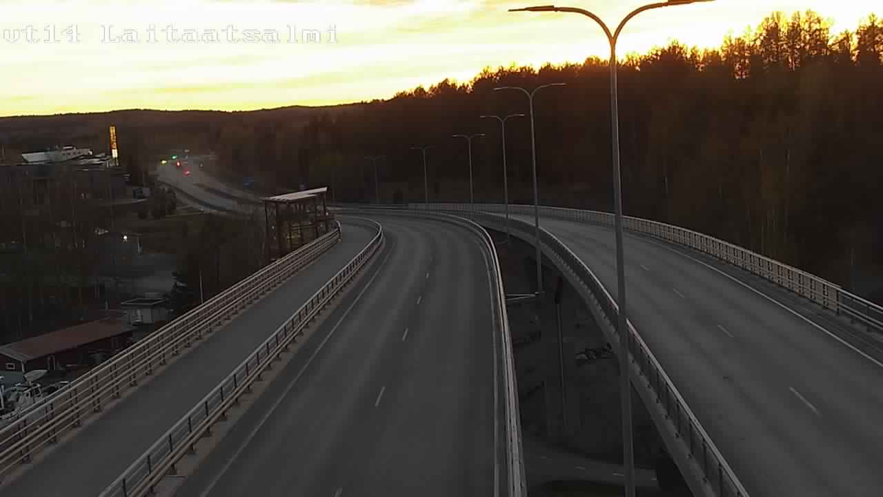 Kelikamerat Kuva Tie 14 Savonlinna, Laitaatsalmi silta, Savonlinna, Etelä-Savo