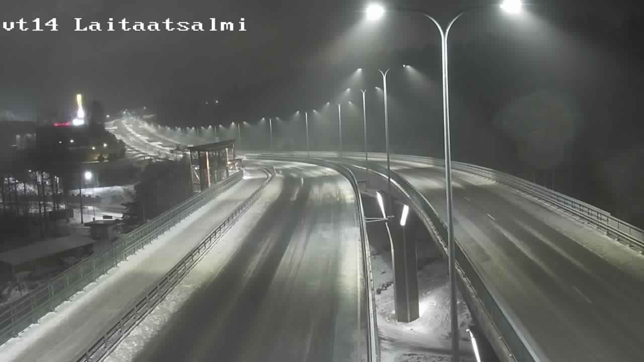 Weather Camera Image Väg 14 Nyslott, Laitaatsalmi, Savonlinna, Etelä-Savo