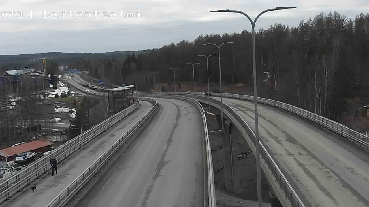 Kelikamerat Kuva Tie 14 Savonlinna, Laitaatsalmi silta, Savonlinna, Etelä-Savo