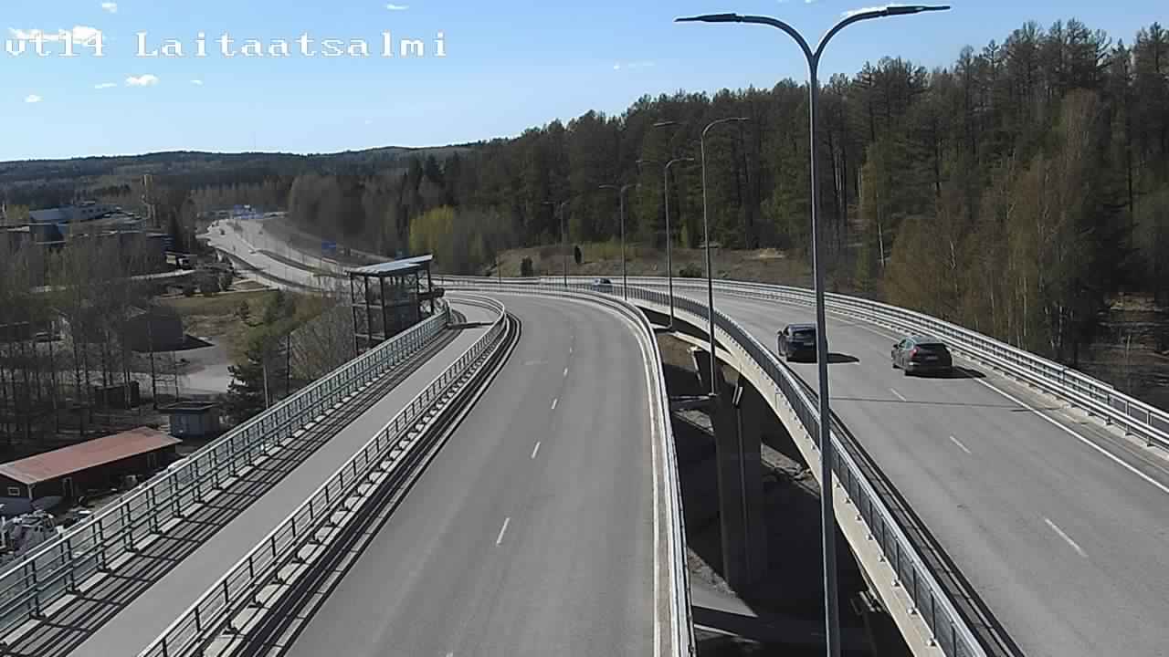 Kelikamerat Kuva Tie 14 Savonlinna, Laitaatsalmi silta, Savonlinna, Etelä-Savo