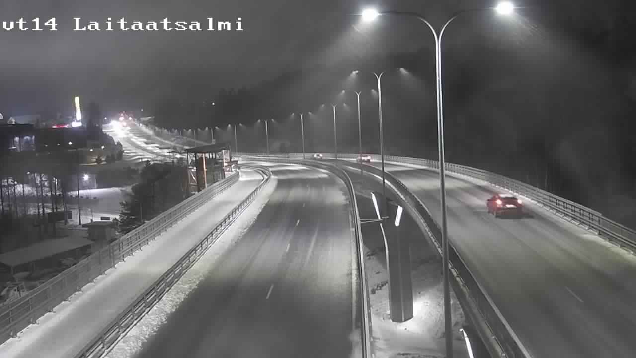 Weather Camera Image Väg 14 Nyslott, Laitaatsalmi, Savonlinna, Etelä-Savo